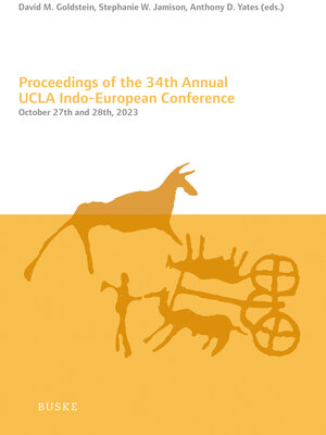 cover image of Proceedings of the 34th Annual UCLA Indo-European Conference